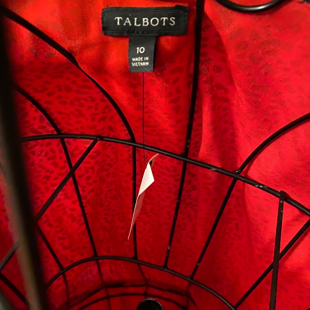 Talbots Red Dress - Picture 3 of 5